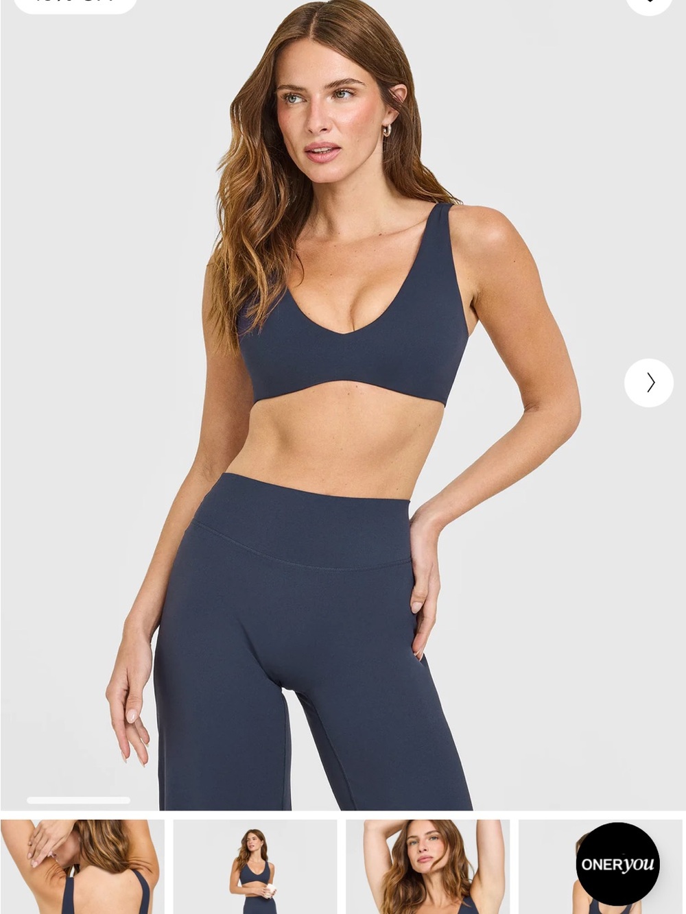 Oner Active Scoop Sports Bra in Navy